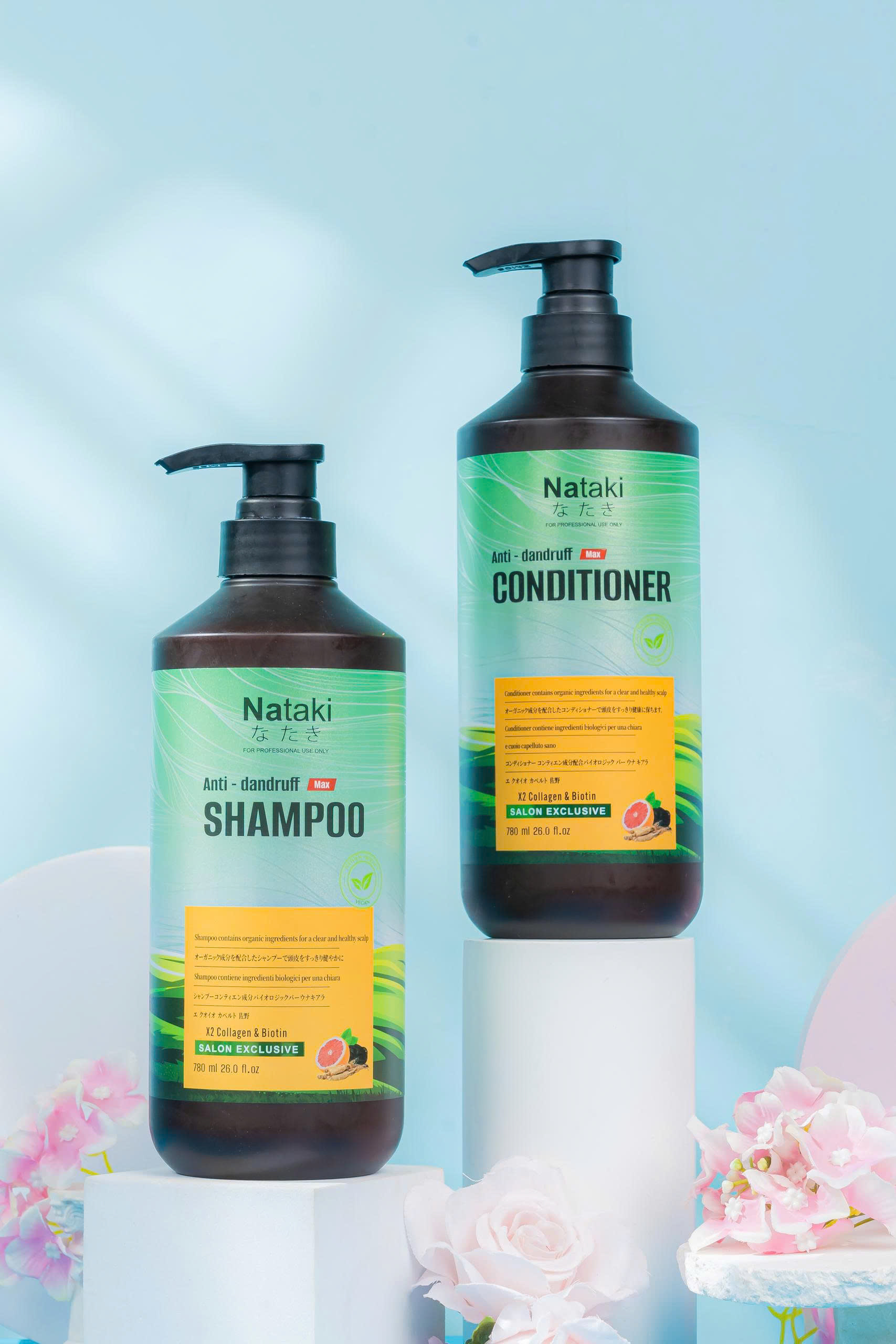 Gội xả giảm gàu cao cấp Nataki Max